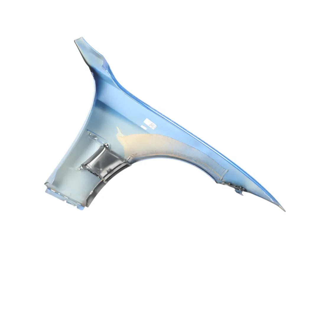 BMW F32 F33 Side Panel Wing Fender Front Left N/S Estoril Blue Metallic - B45 - SKU 7438441-EB - Part number 7438441