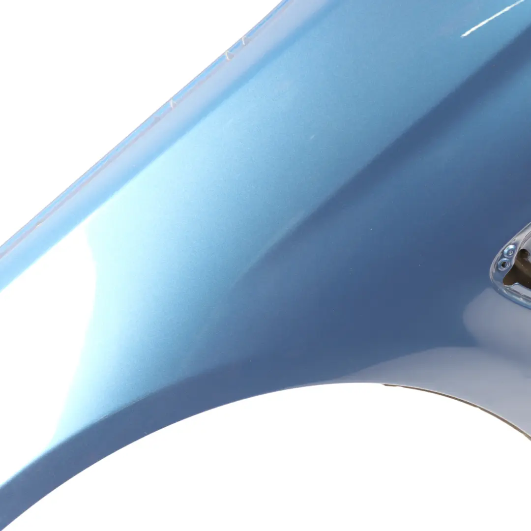 BMW F32 F33 Side Panel Wing Fender Front Left N/S Estoril Blue Metallic - B45 - SKU 7438441-EB - Part number 7438441