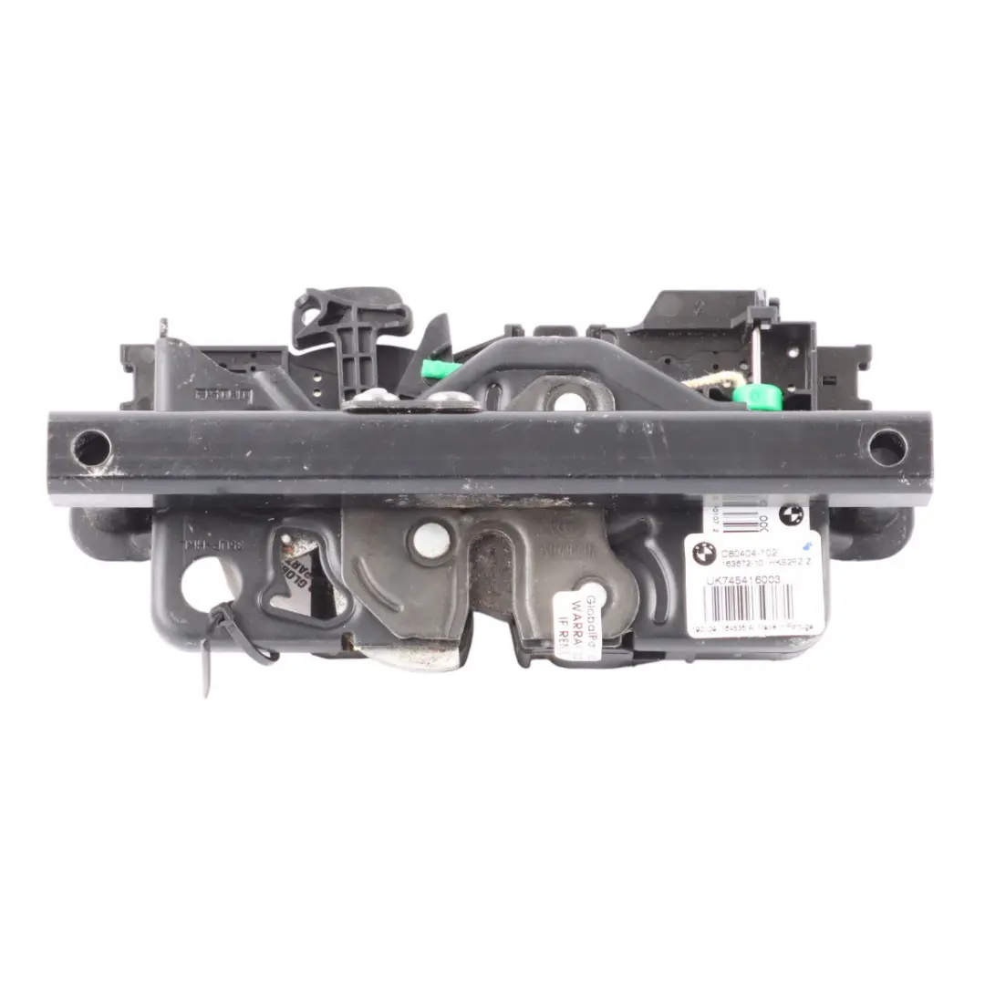 Boot Trunk Lid Tailgate Lock Catch Trim Panel to BMW G32 GT with Part number 7454160 BMW G32 GT Boot Trunk Lid Tailgate Lock Catch Trim Panel - SKU 7454160 - Part number 7454160