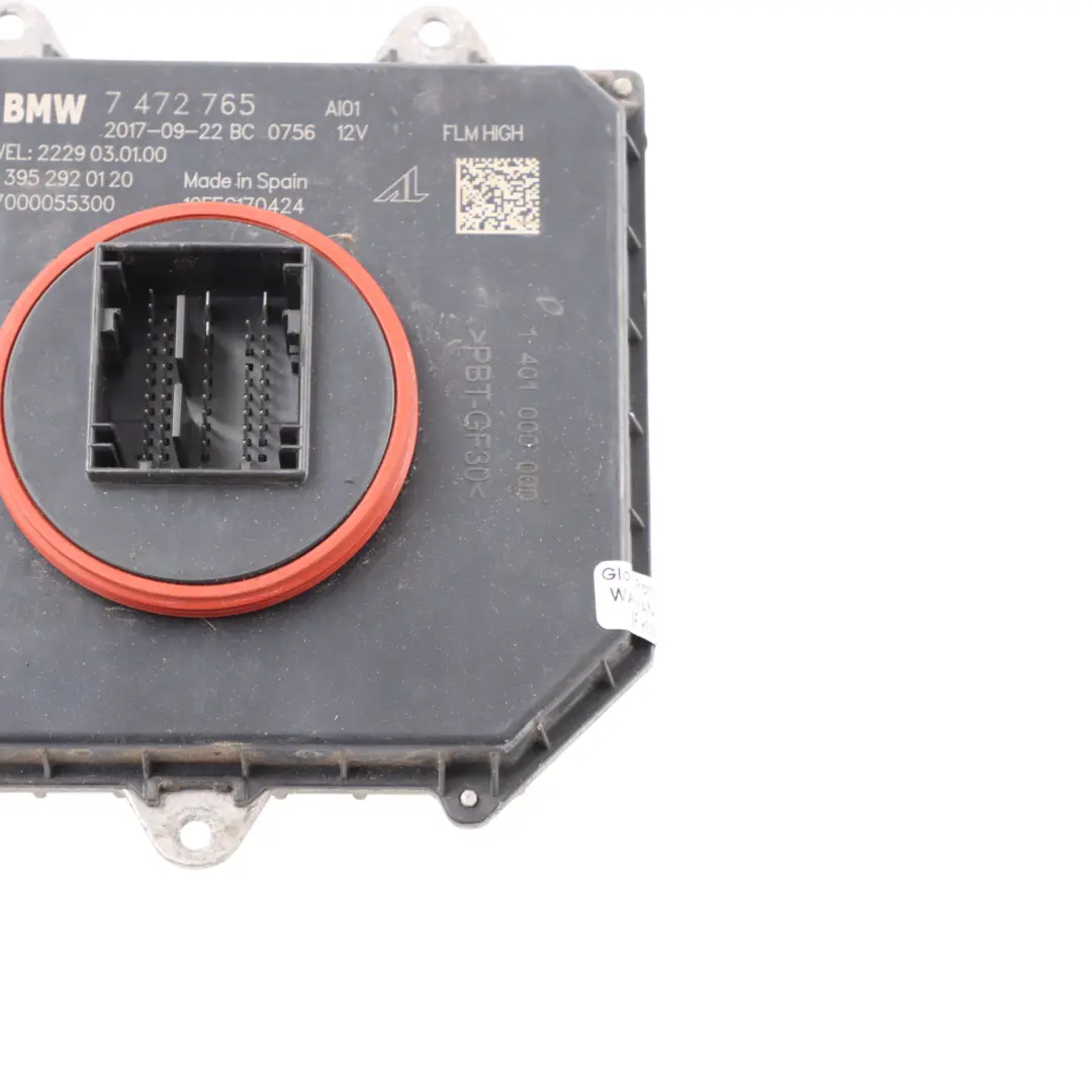 Module De Commande De Phares Adaptatifs À LED AHL FLM 01 pour BMW X3 G01 à propos du numéro de pièce 7472767 BMW X3 G01 Module De Commande De Phares Adaptatifs À LED AHL FLM 01 - SKU 7472765 - Numéro de pièce 7472767