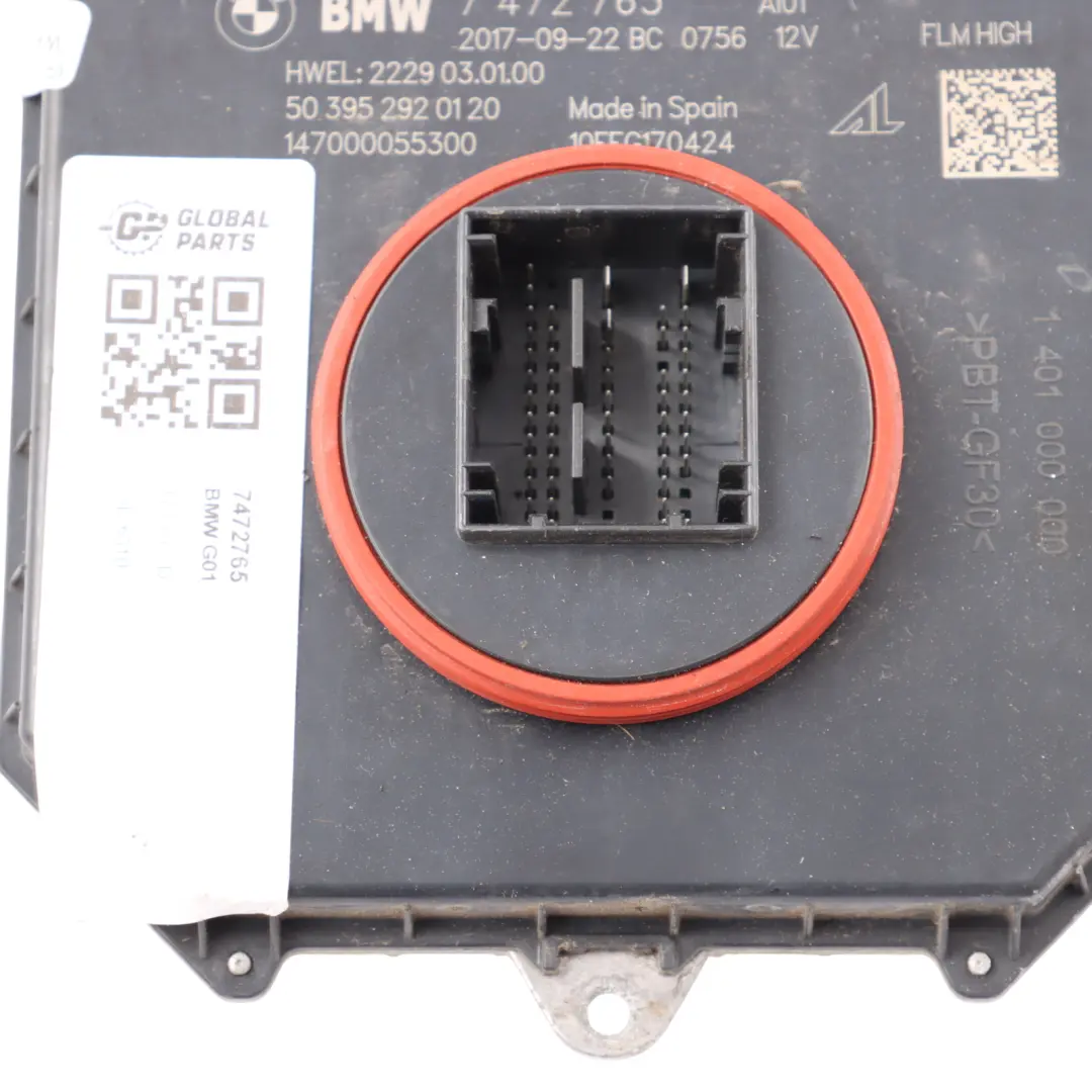 Module De Commande De Phares Adaptatifs À LED AHL FLM 01 pour BMW X3 G01 à propos du numéro de pièce 7472767 BMW X3 G01 Module De Commande De Phares Adaptatifs À LED AHL FLM 01 - SKU 7472765 - Numéro de pièce 7472767