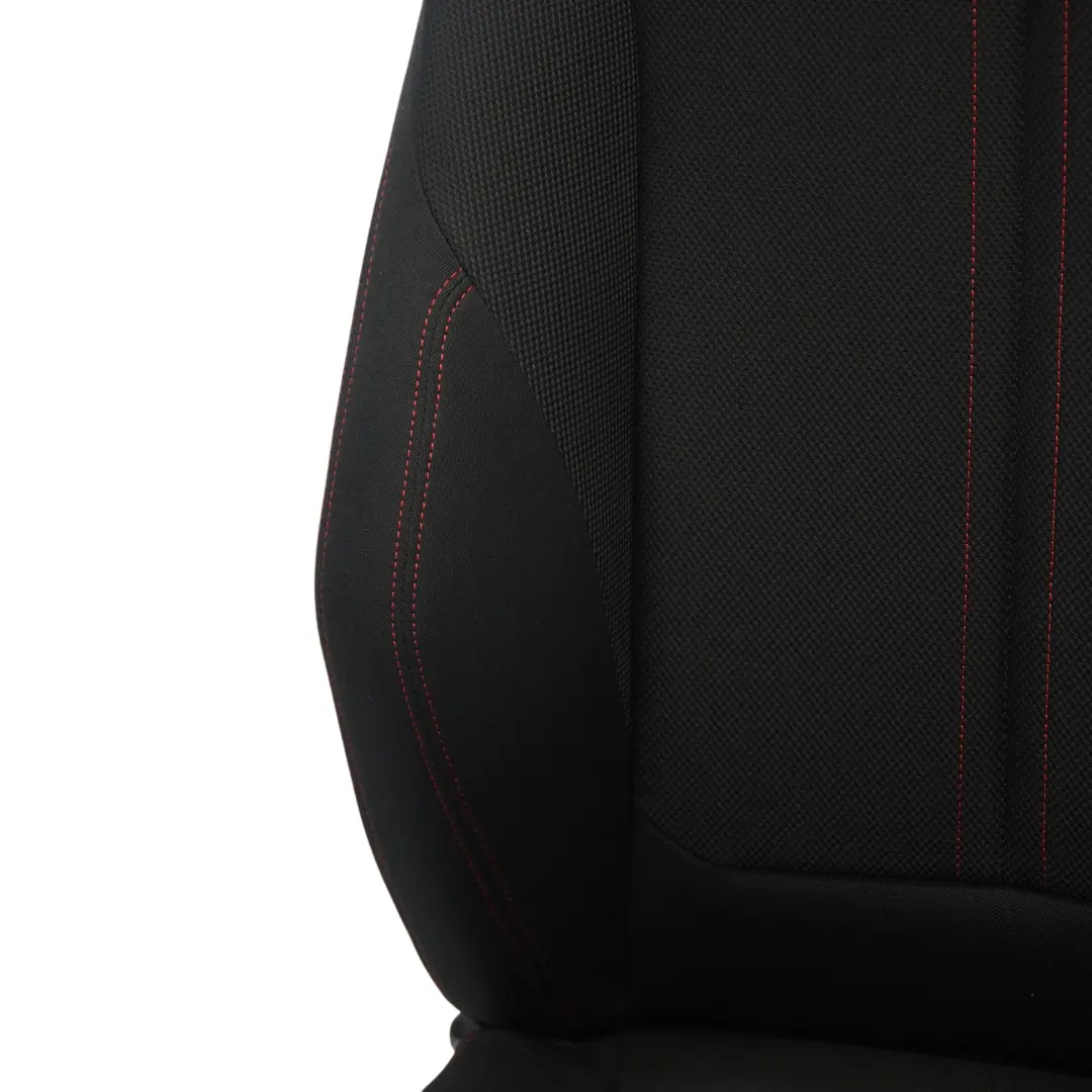 Sedile Sportivo Anteriore Sinistro Tessuto Interno Antracite Rosso per BMW F30 LCI con numero di parte 7475405 BMW F30 LCI Sedile Sportivo Anteriore Sinistro Tessuto Interno Antracite Rosso - SKU 7475405-3 - Numero di parte 7475405