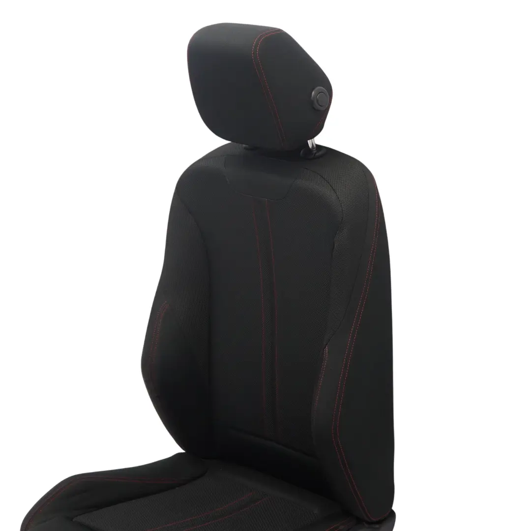 BMW F30 LCI Siège sport avant droit Tissu intérieur Tissu Anthracite Rouge - SKU 7475406-3 - Numéro de pièce 7475406