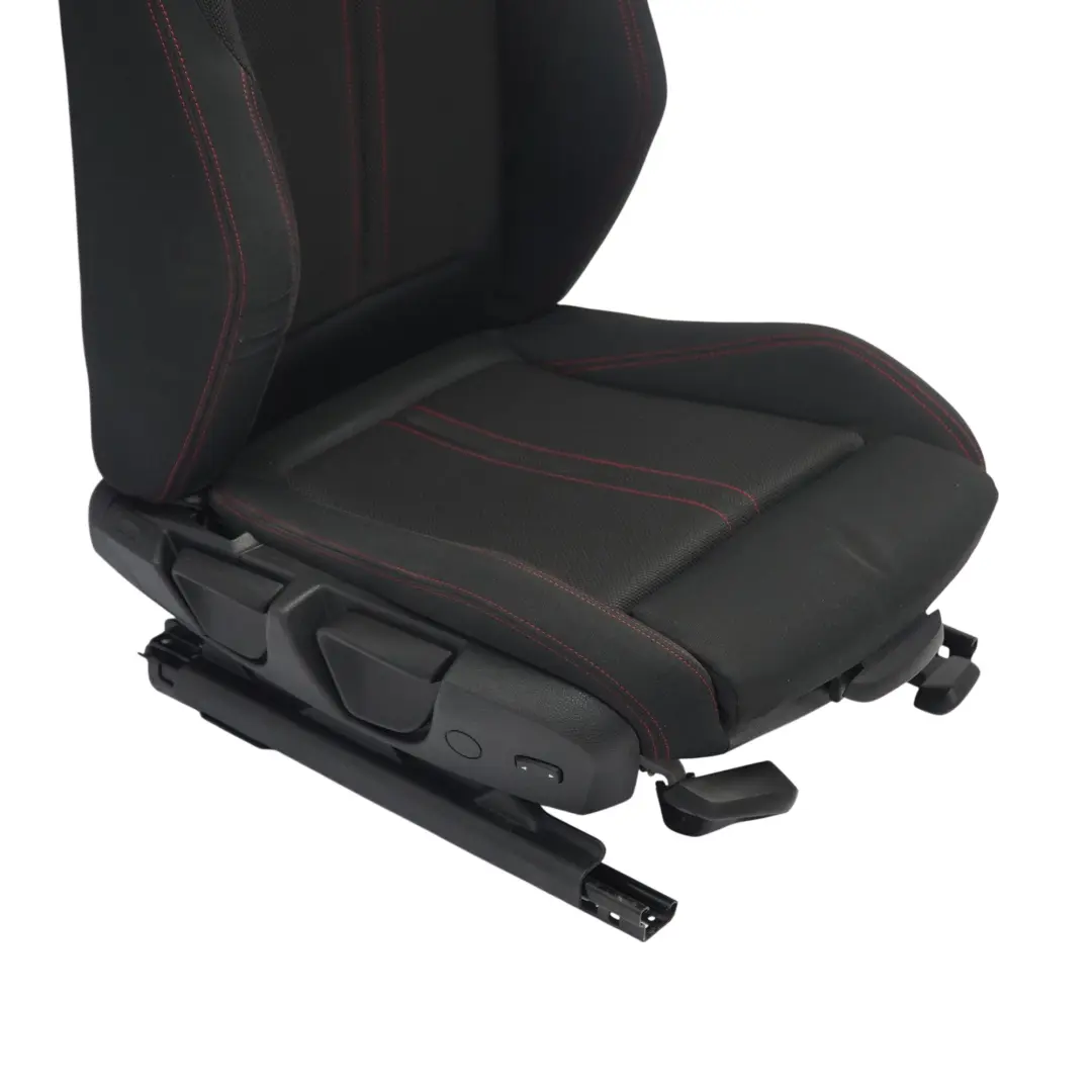 BMW F30 LCI Siège sport avant droit Tissu intérieur Tissu Anthracite Rouge - SKU 7475406-3 - Numéro de pièce 7475406