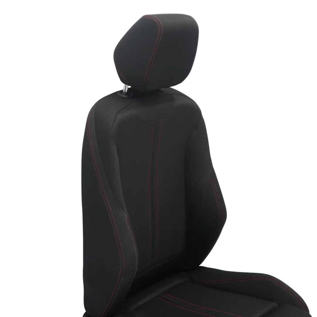 BMW F30 LCI Siège sport avant droit Tissu intérieur Tissu Anthracite Rouge - SKU 7475406-3 - Numéro de pièce 7475406