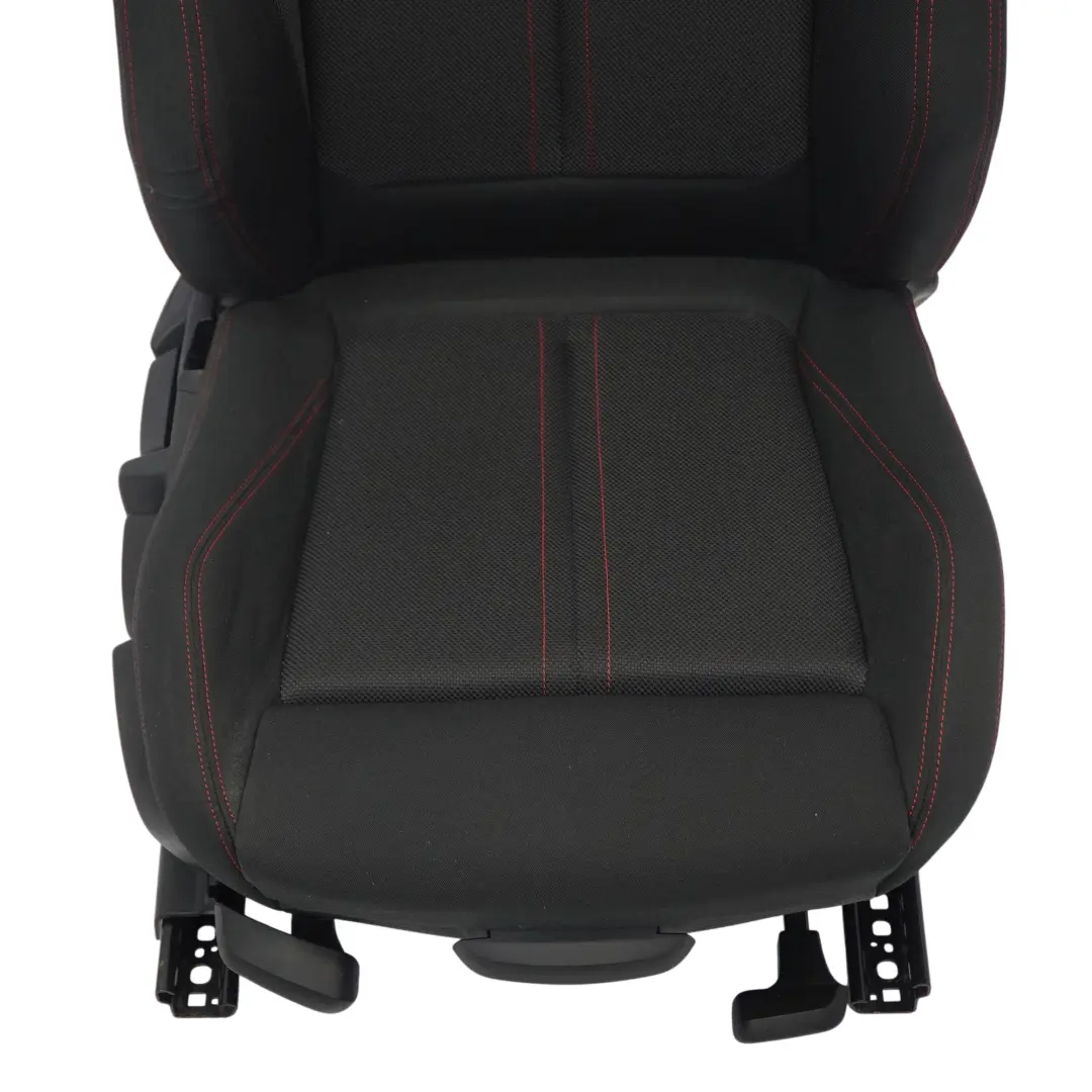 BMW F30 LCI Sport Seat Front Right O/S Interior Fabric Cloth Anthracite Red - SKU 7475406-3 - Part number 7475406