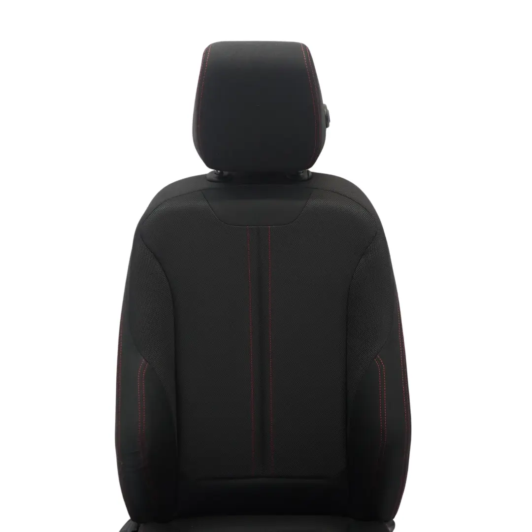 BMW F30 LCI Sport Seat Front Right O/S Interior Fabric Cloth Anthracite Red - SKU 7475406-3 - Part number 7475406