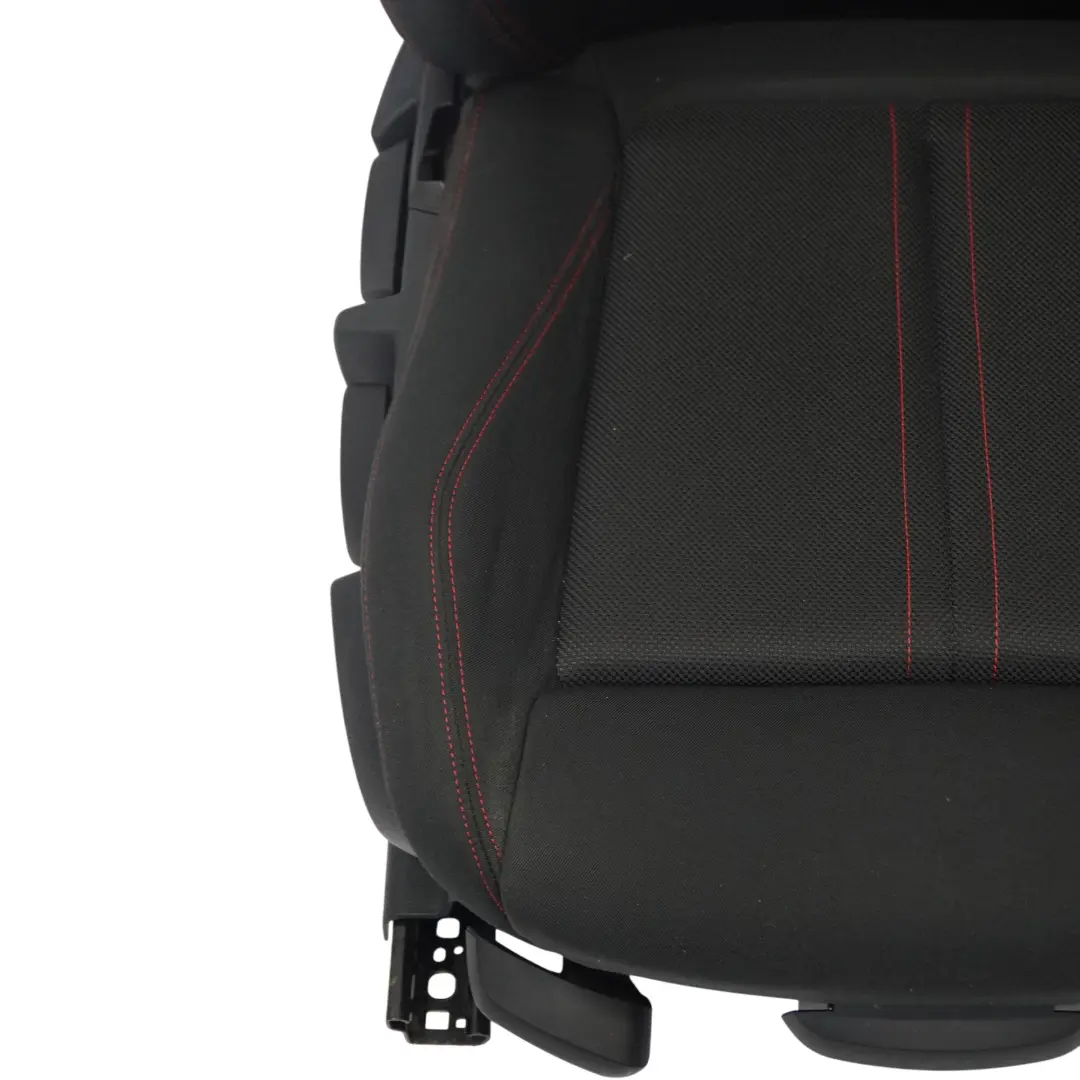 BMW F30 LCI Sport Seat Front Right O/S Interior Fabric Cloth Anthracite Red - SKU 7475406-3 - Part number 7475406