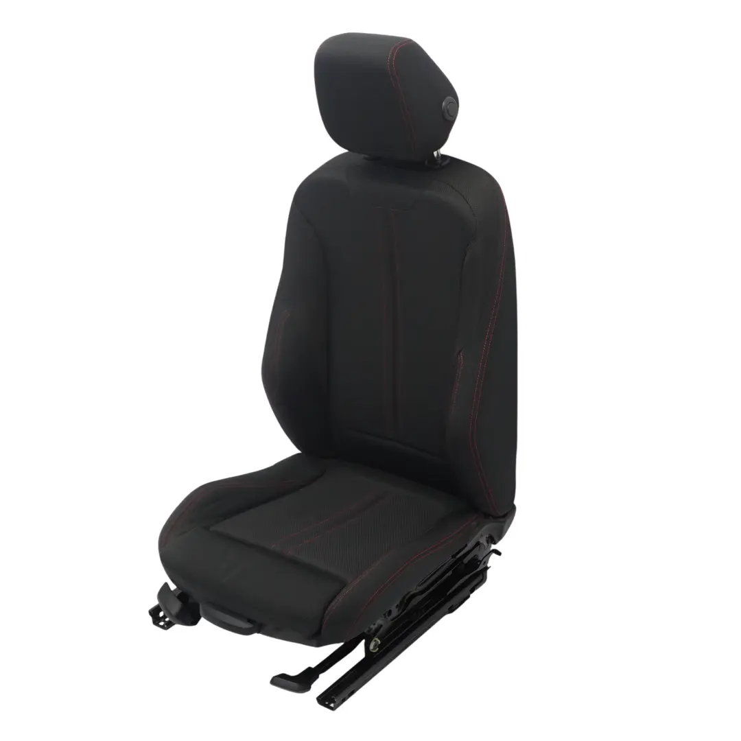 BMW F30 LCI Sport Sitz Vorne Rechts Interieur Stoff Anthrazit Rot - SKU 7475406-3 - Teilenummer 7475406