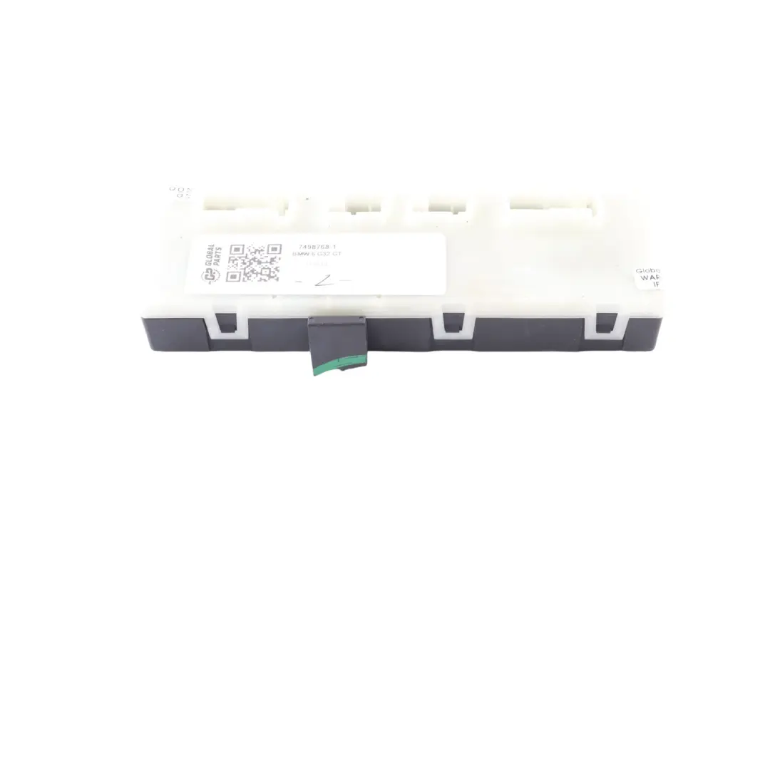 Control Unit Tailgate Boot Trunk Function Module Control Unit to BMW G32 GT with Part number 7498768 BMW G32 GT Control Unit Tailgate Boot Trunk Function Module Control Unit - SKU 7498768-1 - Part number 7498768