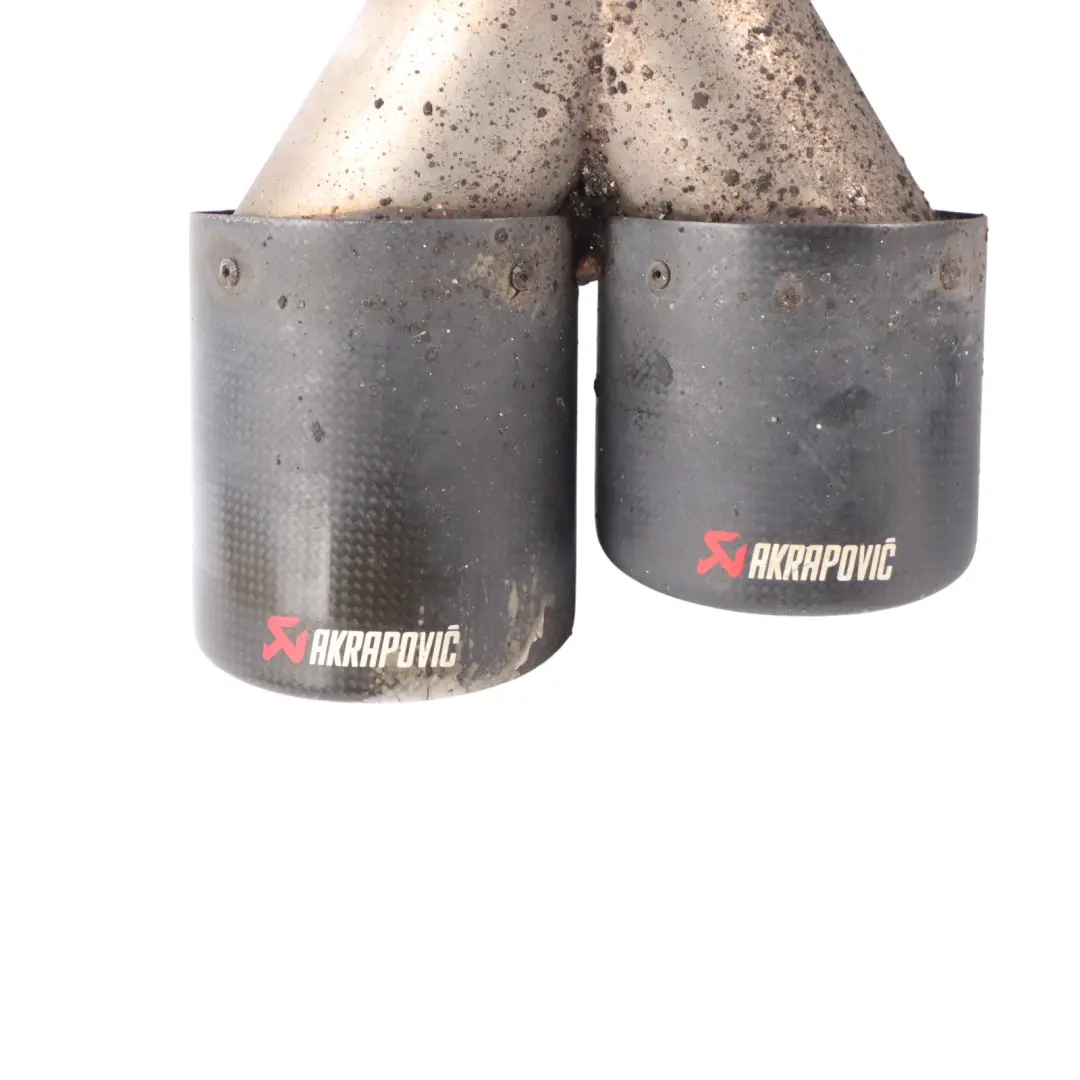 645Ci Exhaust Rear Silencer Set Back Box Muffler Akrapovic Tips to BMW E63 E64 with Part number 7526381-1 BMW E63 E64 645Ci Exhaust Rear Silencer Set Back Box Muffler Akrapovic Tips - SKU 7526381-1 - Part number 7526381-1