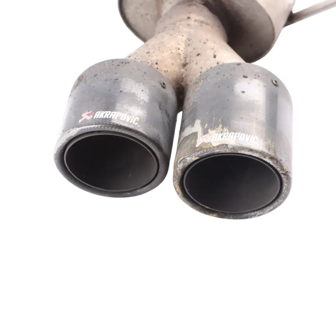 645Ci Exhaust Rear Silencer Set Back Box Muffler Akrapovic Tips to BMW E63 E64 with Part number 7526381-1 BMW E63 E64 645Ci Exhaust Rear Silencer Set Back Box Muffler Akrapovic Tips - SKU 7526381-1 - Part number 7526381-1