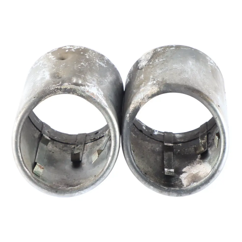 Exhaust Muffler Pipe Tips BMW E60 E61 F01 F02 Set Rear Left Right N/O/S to with Part number 7536038 Exhaust Muffler Pipe Tips BMW E60 E61 F01 F02 Set Rear Left Right N/O/S - SKU 7536038 - Part number 7536038