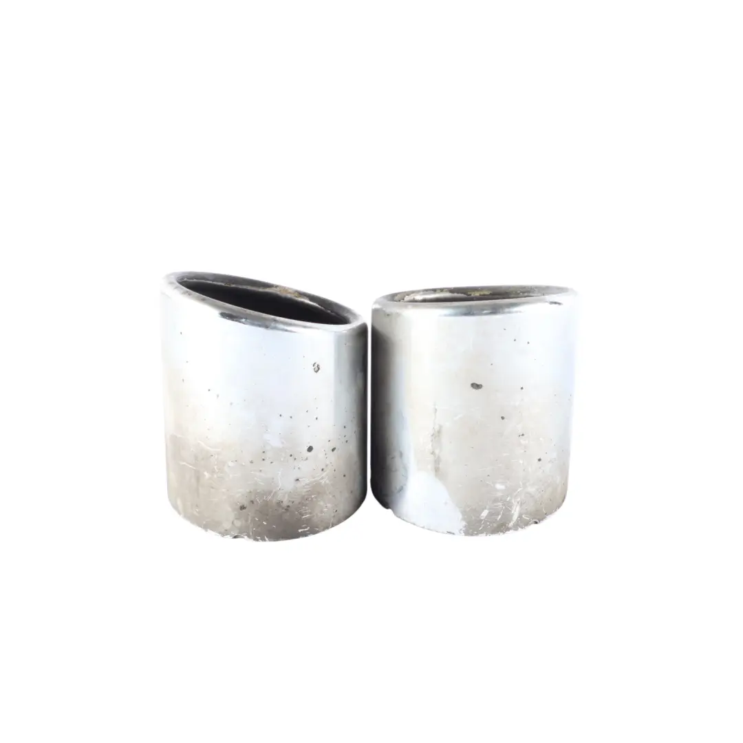 Exhaust Muffler Pipe Tips BMW E60 E61 F01 F02 Set Rear Left Right N/O/S to with Part number 7536038 Exhaust Muffler Pipe Tips BMW E60 E61 F01 F02 Set Rear Left Right N/O/S - SKU 7536038 - Part number 7536038