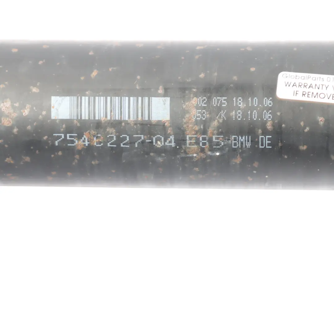 Propshaft N52 Automatic Transmission Drive Prop Shaft to BMW Z4 E85 E86 with Part number 7546227 BMW Z4 E85 E86 Propshaft N52 Automatic Transmission Drive Prop Shaft - SKU 7546227 - Part number 7546227