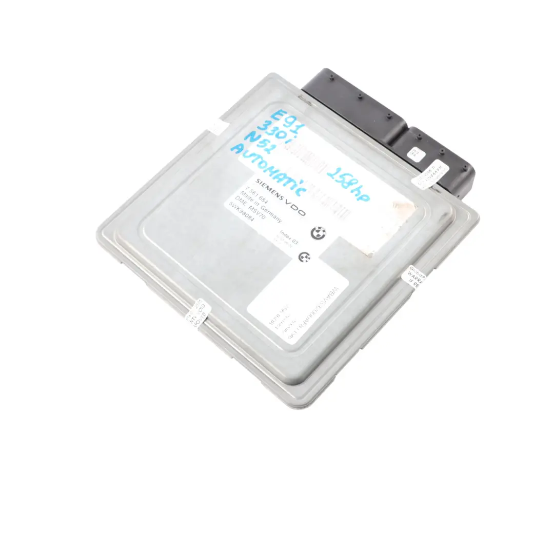BMW E60 530i E90 330i N52 258HP Engine Control Unit ECU DME Automatic - SKU 7561684-10 - Part number 7561684