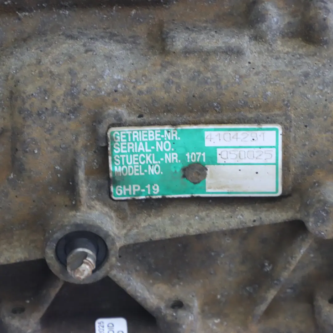 N47 Automatic Gearbox 7590127 GA6HP19Z WARRANTY BMW X3 E83 LCI 1.8d 2.0d - SKU 7570230 - Part number 7570230