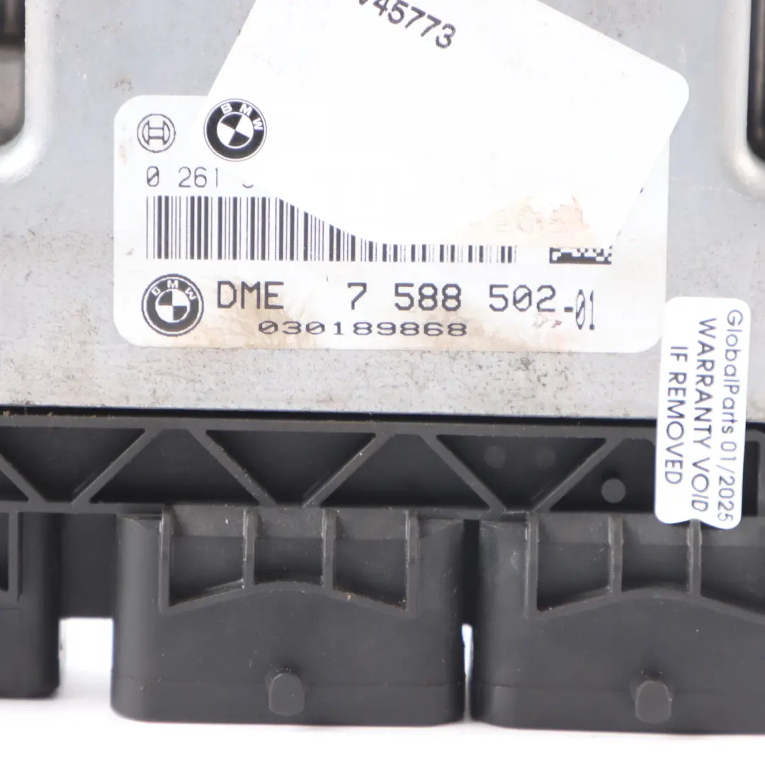 Mini Cooper R55 R56 N12 1.6 Manuel 120 CV Unité Contrôl Moteur ECU DME - SKU 7588502-9 - Numéro de pièce 7588502