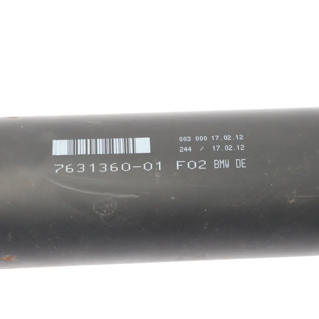 BMW F02 Propshaft Prop Drive Shaft Automatic Transmission 730Ld N57 - SKU 7631360 - Part number 7631360