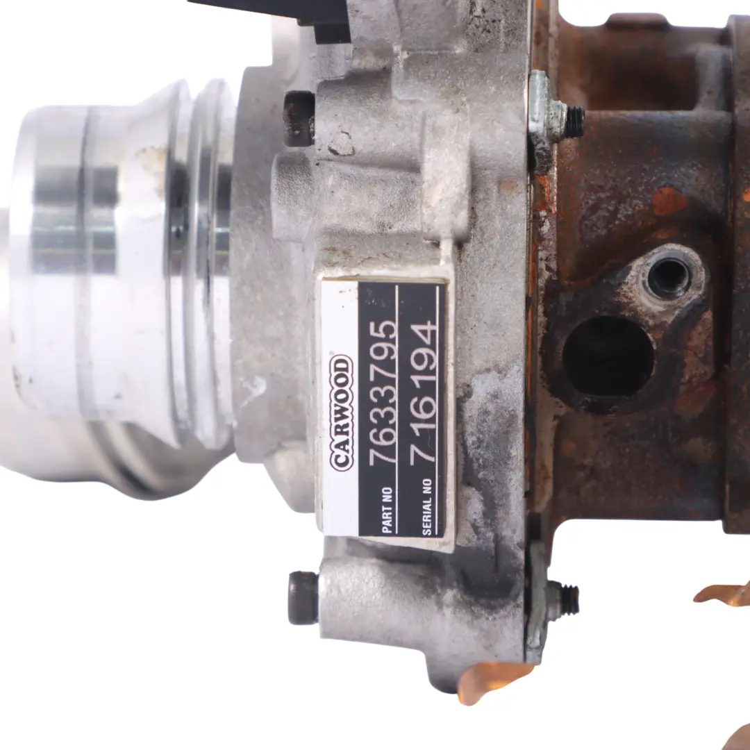B38 turbocompressore turbo con attuatore per BMW F20 F30 116i 118i 318i con numero di parte 7633795 BMW F20 F30 116i 118i 318i B38 turbocompressore turbo con attuatore - SKU 7633795-1 - Numero di parte 7633795