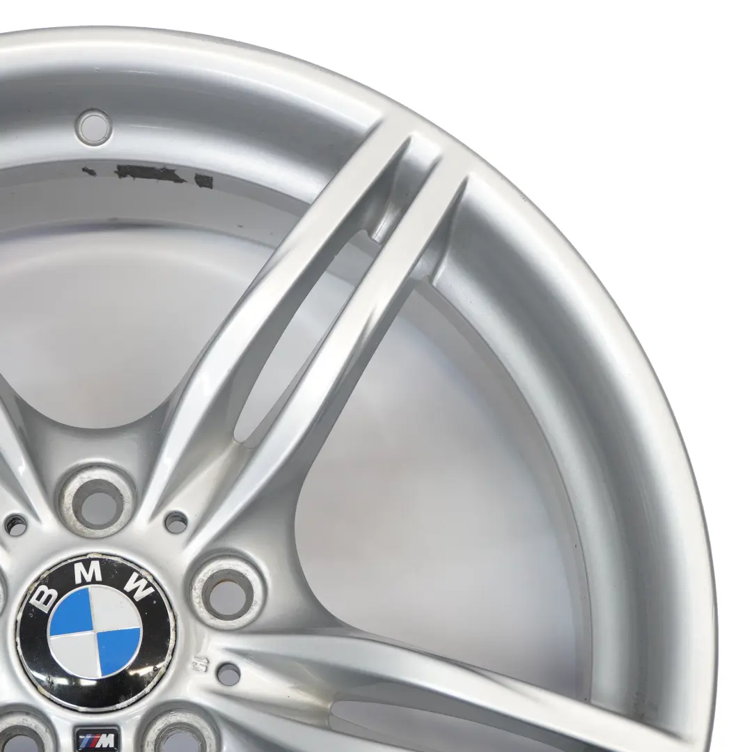 Front Silver Alloy Wheel Rim 19" 8J ET:29 M Double Spoke 326 to BMW Z4 E89 with Part number 7842135 BMW Z4 E89 Front Silver Alloy Wheel Rim 19" 8J ET:29 M Double Spoke 326 - SKU 7842135-4 - Part number 7842135