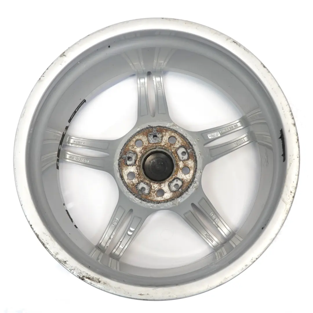 Front Silver Alloy Wheel Rim 19" 8J ET:29 M Double Spoke 326 to BMW Z4 E89 with Part number 7842135 BMW Z4 E89 Front Silver Alloy Wheel Rim 19" 8J ET:29 M Double Spoke 326 - SKU 7842135-4 - Part number 7842135