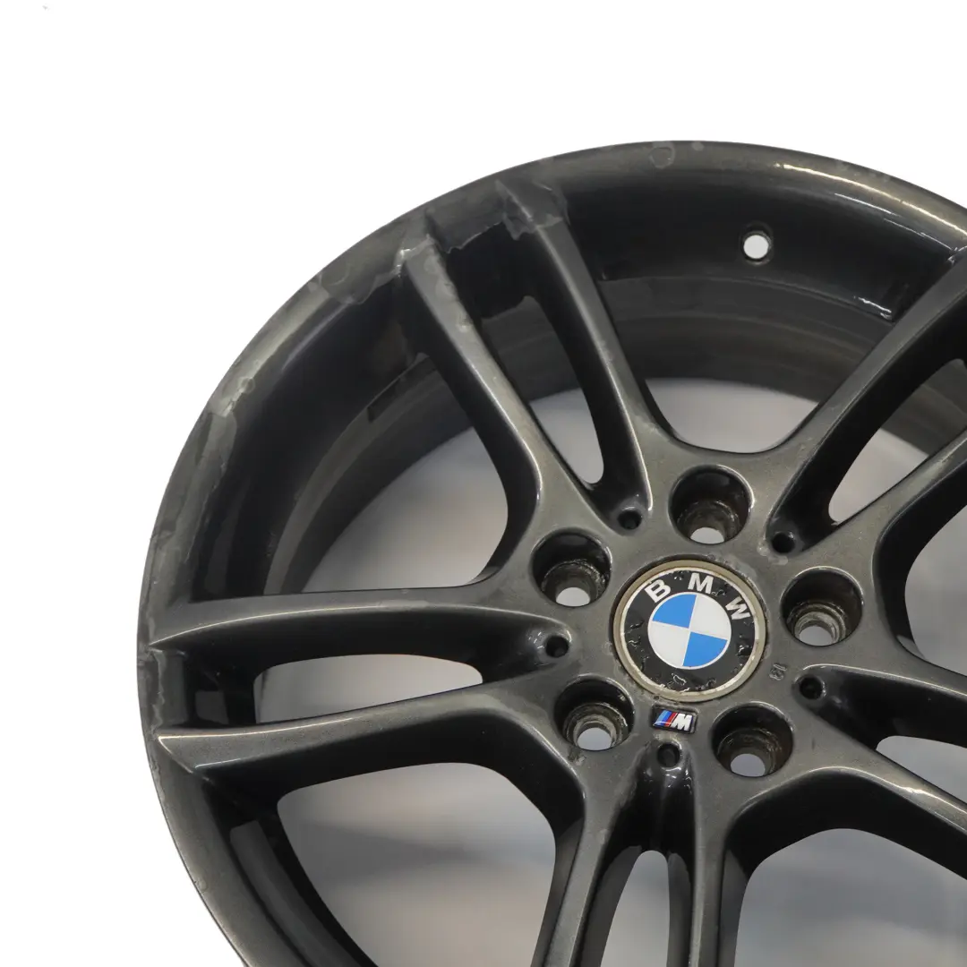 Vorderseite Grau Leicht metall felge 18" 7,5J M Doppelspeiche 261 für BMW E81 E87 mit Teilenummer 7842607 BMW E81 E87 Vorderseite Grau Leicht metall felge 18" 7,5J M Doppelspeiche 261 - SKU 7842607-1 - Teilenummer 7842607