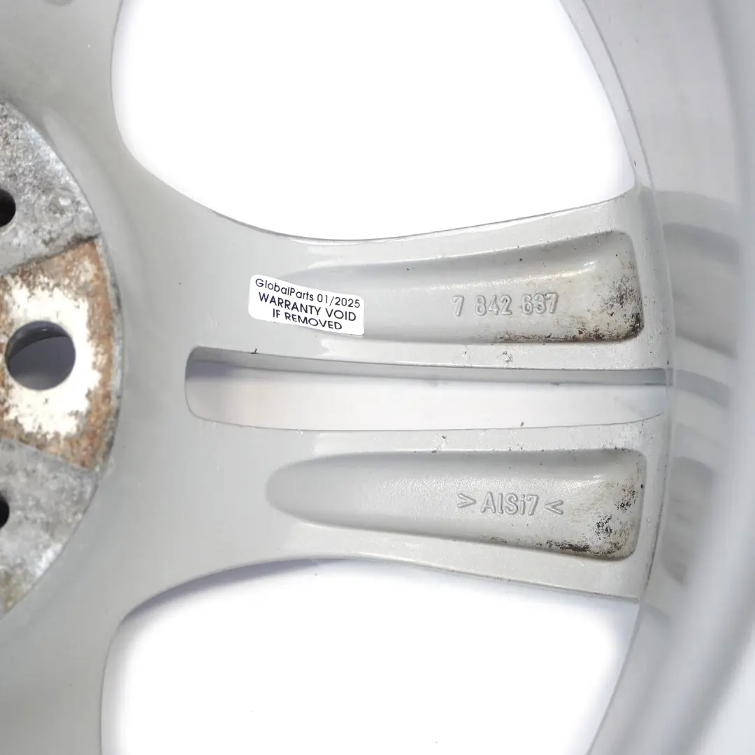 BMW X1 E84 Silver Rear Wheel Alloy Rim 18" M Double Spoke 355 9J ET:41 - SKU 7842637-1 - Part number 7842637