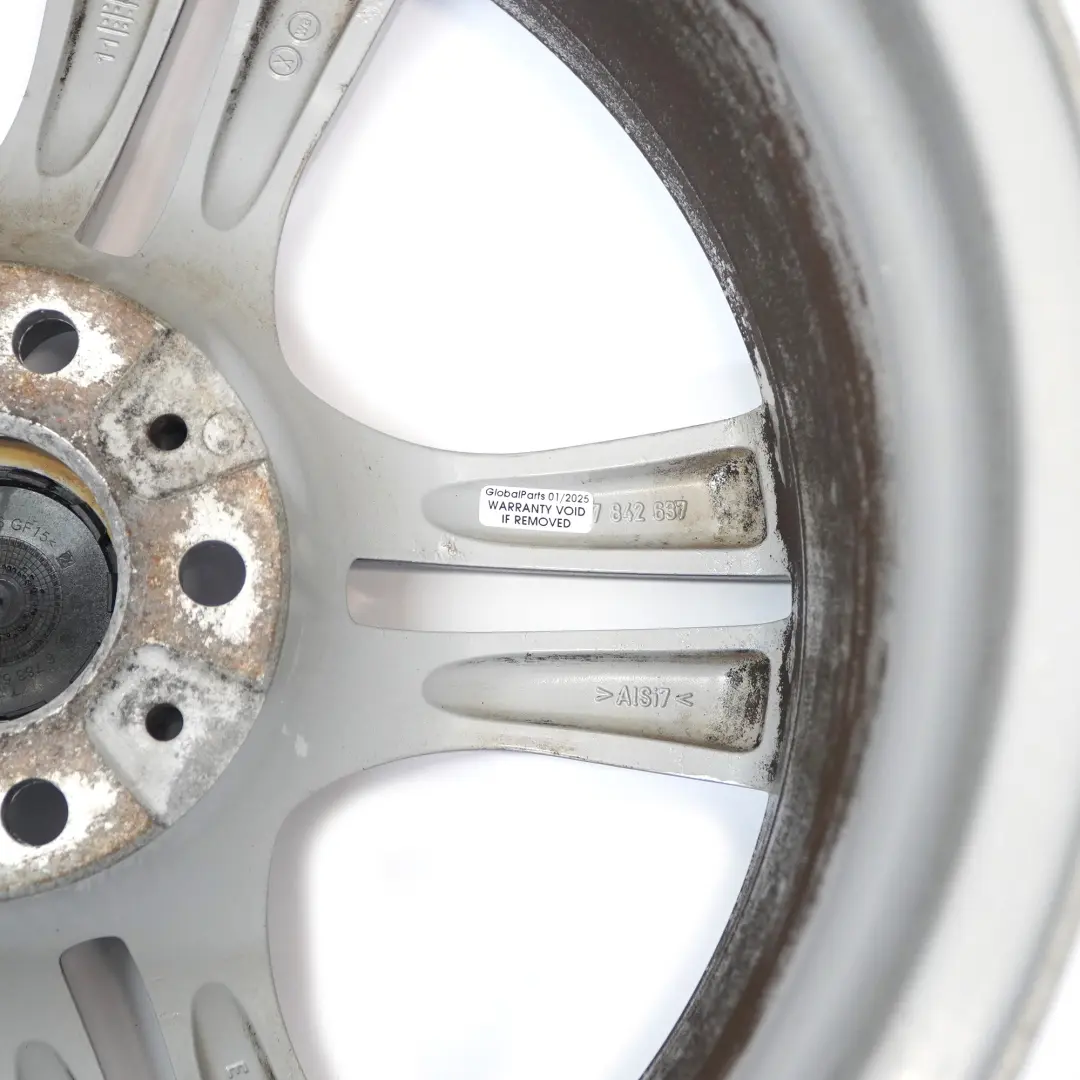 BMW X1 E84 Srebrna Tylna Felga Aluminiowa 18" M 355 9J ET:41 - SKU 7842637-6 - Numer Części 7842637