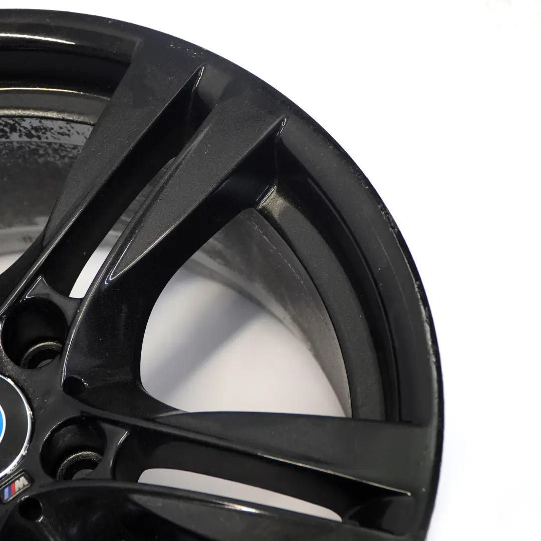 Alloy Rim 18" M Double Spoke 355 9J ET:41 to BMW X1 E84 Black Rear Wheel with Part number 7842637 BMW X1 E84 Black Rear Wheel Alloy Rim 18" M Double Spoke 355 9J ET:41 - SKU 7842637-8 - Part number 7842637