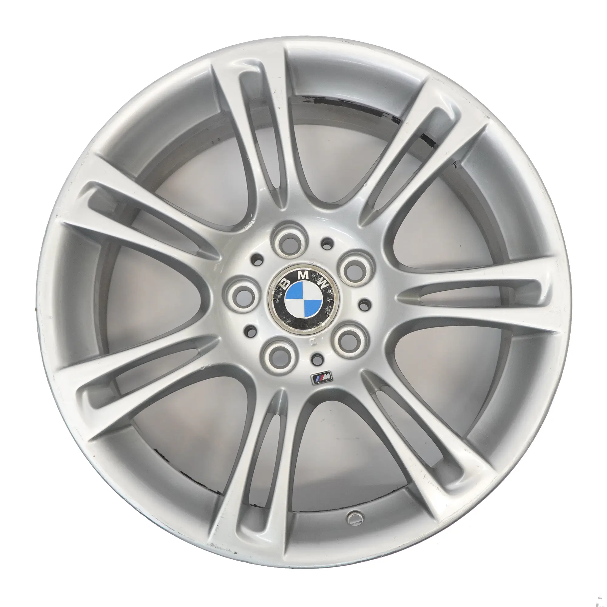 BMW 6 F10 F11 F12 Argento Cerchione IN Lega Ruota M Doppio Raggio 350 8J 18 "