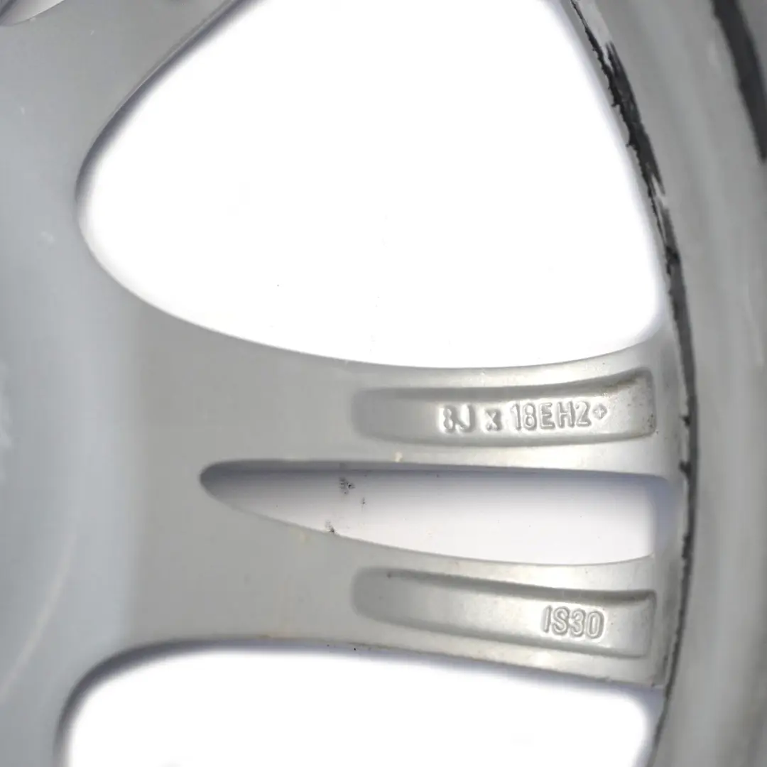 BMW F10 F11 F12 Llanta de Aleacion Plata M Doble Radio 350 8J 18 "ET:30 - SKU 7842650-2 - Número de pieza 7842650
