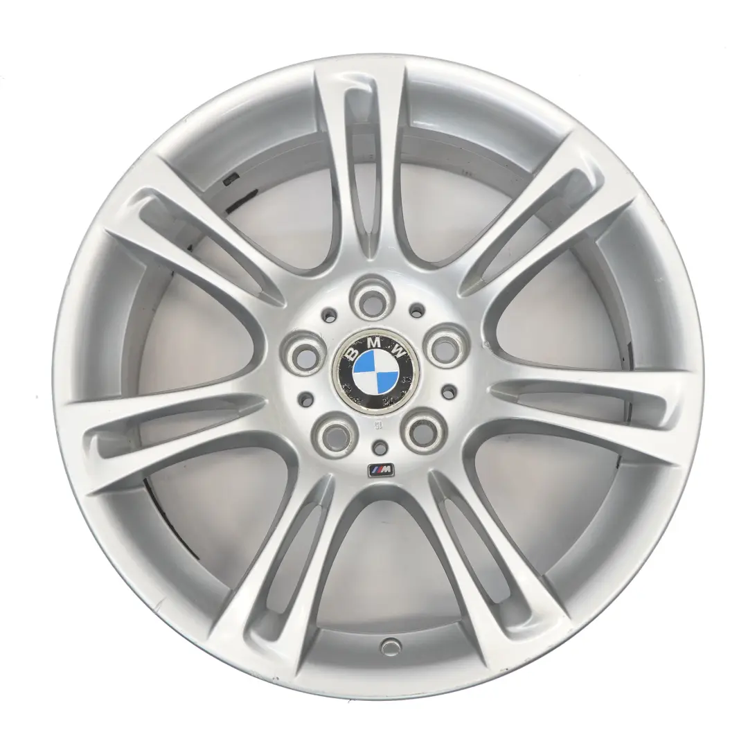 Alloy Rim M Double Spoke 350 8J 18" ET:30 to BMW F10 F11 F12 Silver Wheel with Part number 7842650 BMW F10 F11 F12 Silver Wheel Alloy Rim M Double Spoke 350 8J 18" ET:30 - SKU 7842650-3 - Part number 7842650