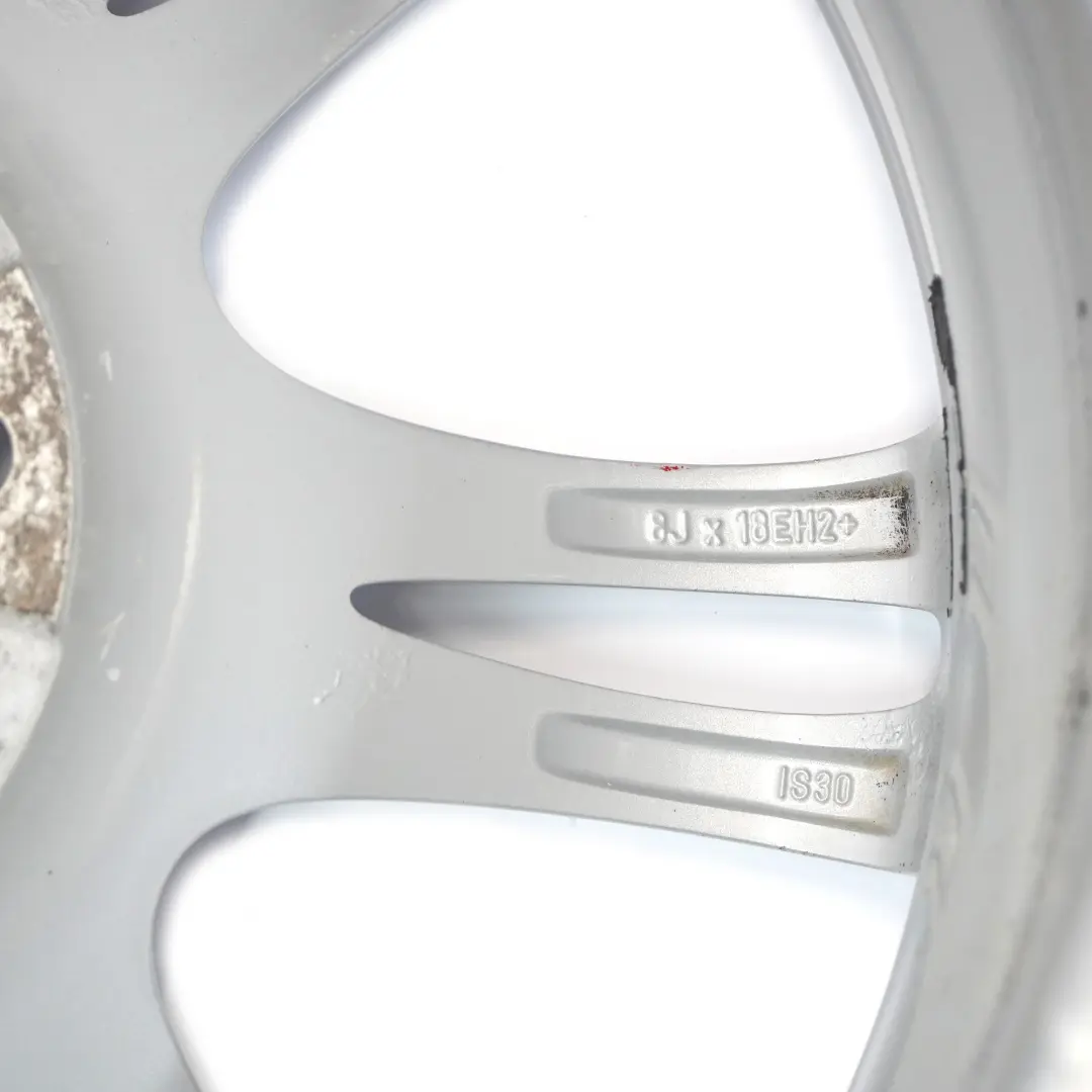 BMW F10 F11 F12 Silver Wheel Alloy Rim M Double Spoke 350 8J 18" ET:30 - SKU 7842650-4 - Part number 7842650