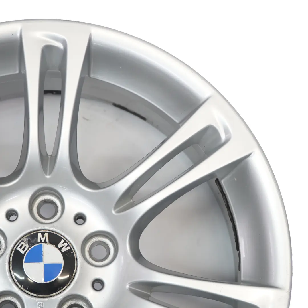 Alloy Rim M Double Spoke 350 8J 18" ET:30 to BMW F10 F11 F12 Silver Wheel with Part number 7842650 BMW F10 F11 F12 Silver Wheel Alloy Rim M Double Spoke 350 8J 18" ET:30 - SKU 7842650-4 - Part number 7842650