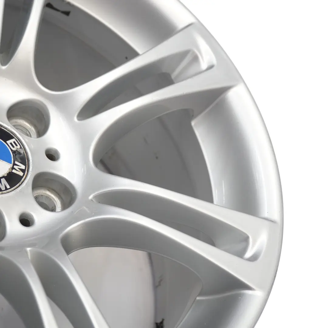 Alloy Rim M Double Spoke 350 8J 18" ET:30 to BMW F10 F11 F12 Silver Wheel with Part number 7842650 BMW F10 F11 F12 Silver Wheel Alloy Rim M Double Spoke 350 8J 18" ET:30 - SKU 7842650-4 - Part number 7842650