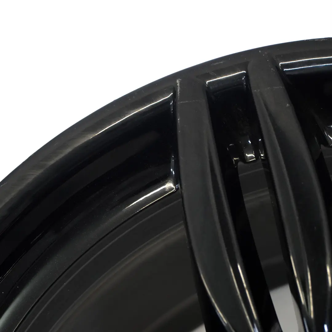 BMW F10 F11 F12 Schwarzes Vorderrad Felge 19" 8,5J M Doppel speiche 351 - SKU 7842652-4 - Teilenummer 7842652