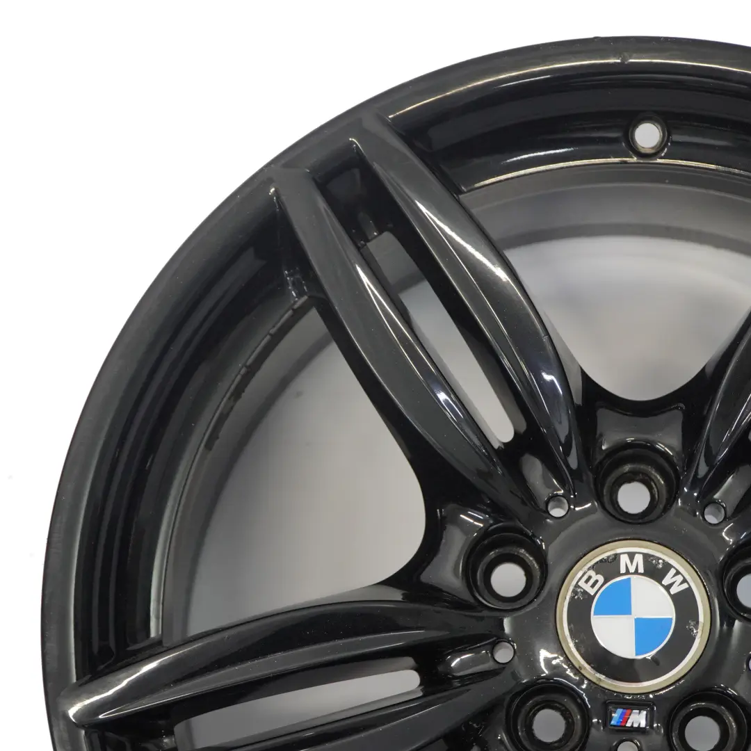 Alloy Rim M Double Spoke 351 9J 19" ET:44 to BMW F10 F12 Black Rear Wheel with Part number 7842653 BMW F10 F12 Black Rear Wheel Alloy Rim M Double Spoke 351 9J 19" ET:44 - SKU 7842653-4 - Part number 7842653
