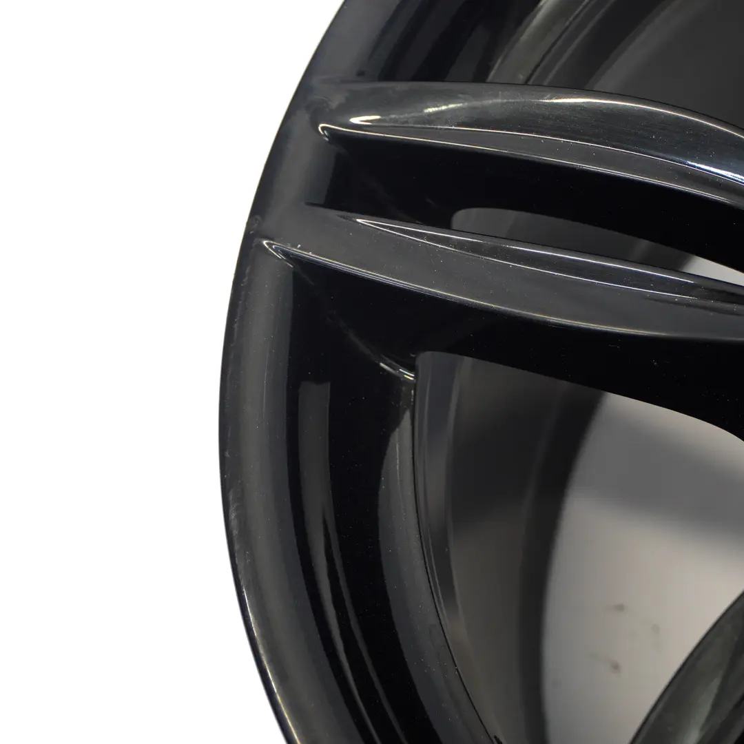 Alloy Rim M Double Spoke 351 9J 19" ET:44 to BMW F10 F12 Black Rear Wheel with Part number 7842653 BMW F10 F12 Black Rear Wheel Alloy Rim M Double Spoke 351 9J 19" ET:44 - SKU 7842653-4 - Part number 7842653