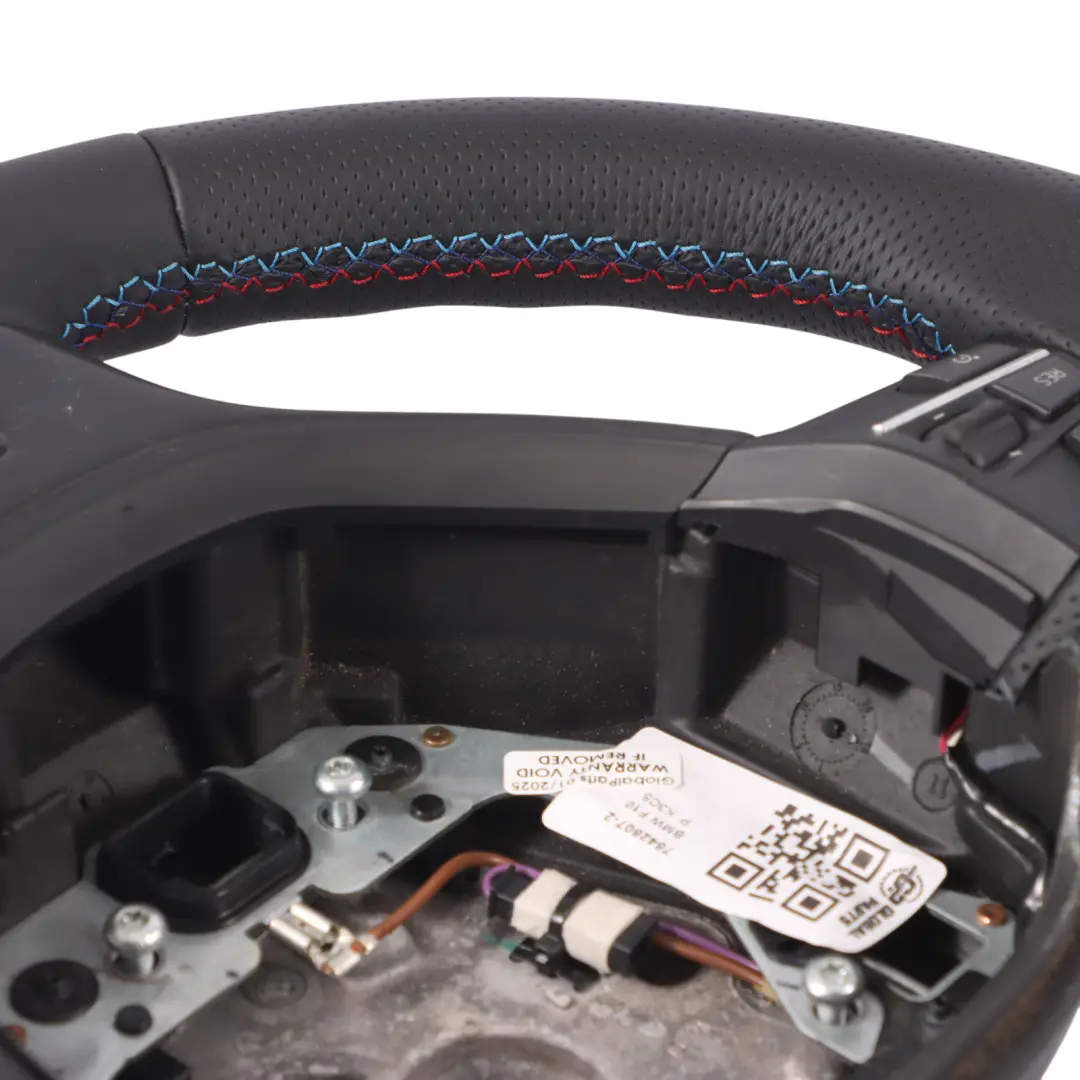 NEU Schwarz Leder Sportlenkrad M Sport Lenkrad für BMW F01 F07 GT F10 F11 F12 mit Teilenummer 7842807 BMW F01 F07 GT F10 F11 F12 NEU Schwarz Leder Sportlenkrad M Sport Lenkrad - SKU 7842807-2 - Teilenummer 7842807