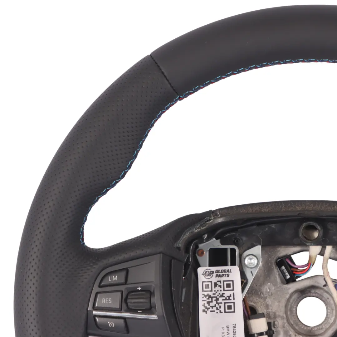 Leather M Sport Steering Wheel to BMW F01 F07 GT F10 F11 F12 NEW Black with Part number 7842807 BMW F01 F07 GT F10 F11 F12 NEW Black Leather M Sport Steering Wheel - SKU 7842807-2 - Part number 7842807