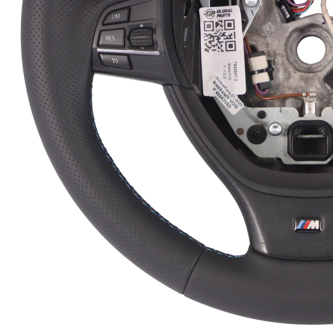 Nuovo Volante Nero In Pelle M Sport per BMW F01 F07 Gt F10 F11 F12 con numero di parte 7842807 BMW F01 F07 Gt F10 F11 F12 Nuovo Volante Nero In Pelle M Sport - SKU 7842807-2 - Numero di parte 7842807