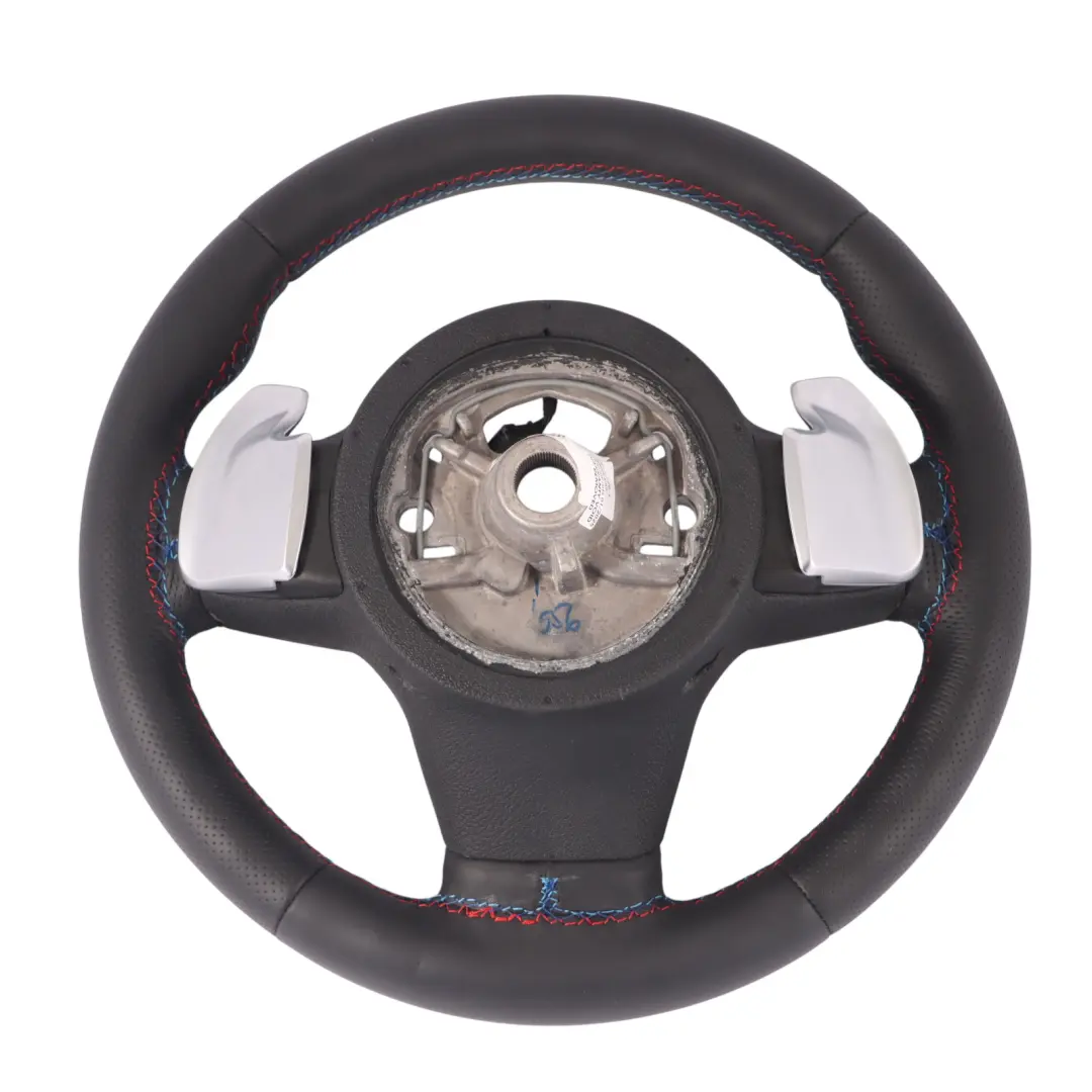 NUOVO NERO Pelle M Sport Volante Cambio al volante M-tricolore per BMW Z4 E89 con numero di parte 7842926 BMW Z4 E89 NUOVO NERO Pelle M Sport Volante Cambio al volante M-tricolore - SKU 7842926-1 - Numero di parte 7842926