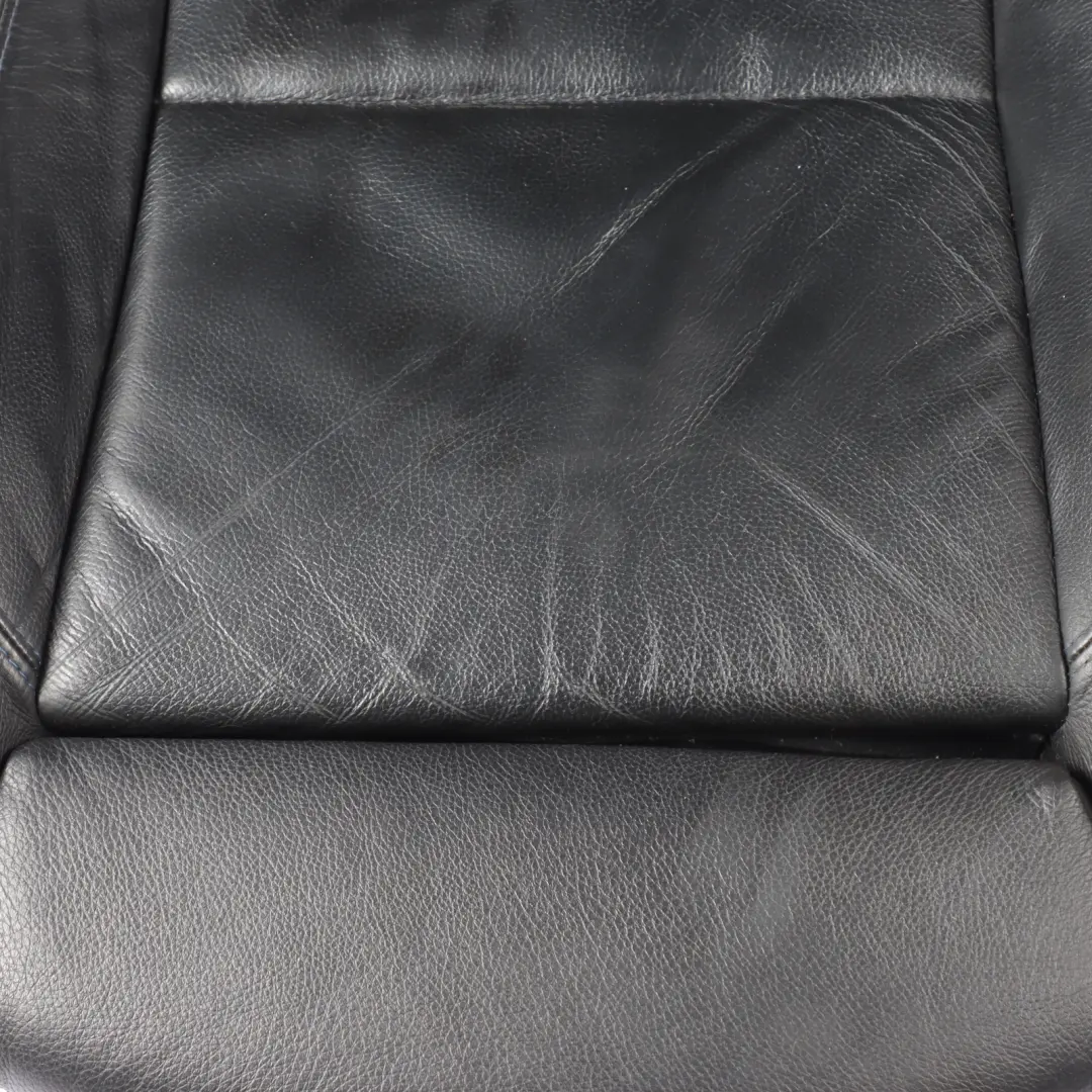 BMW E90 E91 LCI Vordersitz Rechts M Sport Schwarz Leder Dakota Blau Nähte - SKU 7843514-2 - Teilenummer 7843514