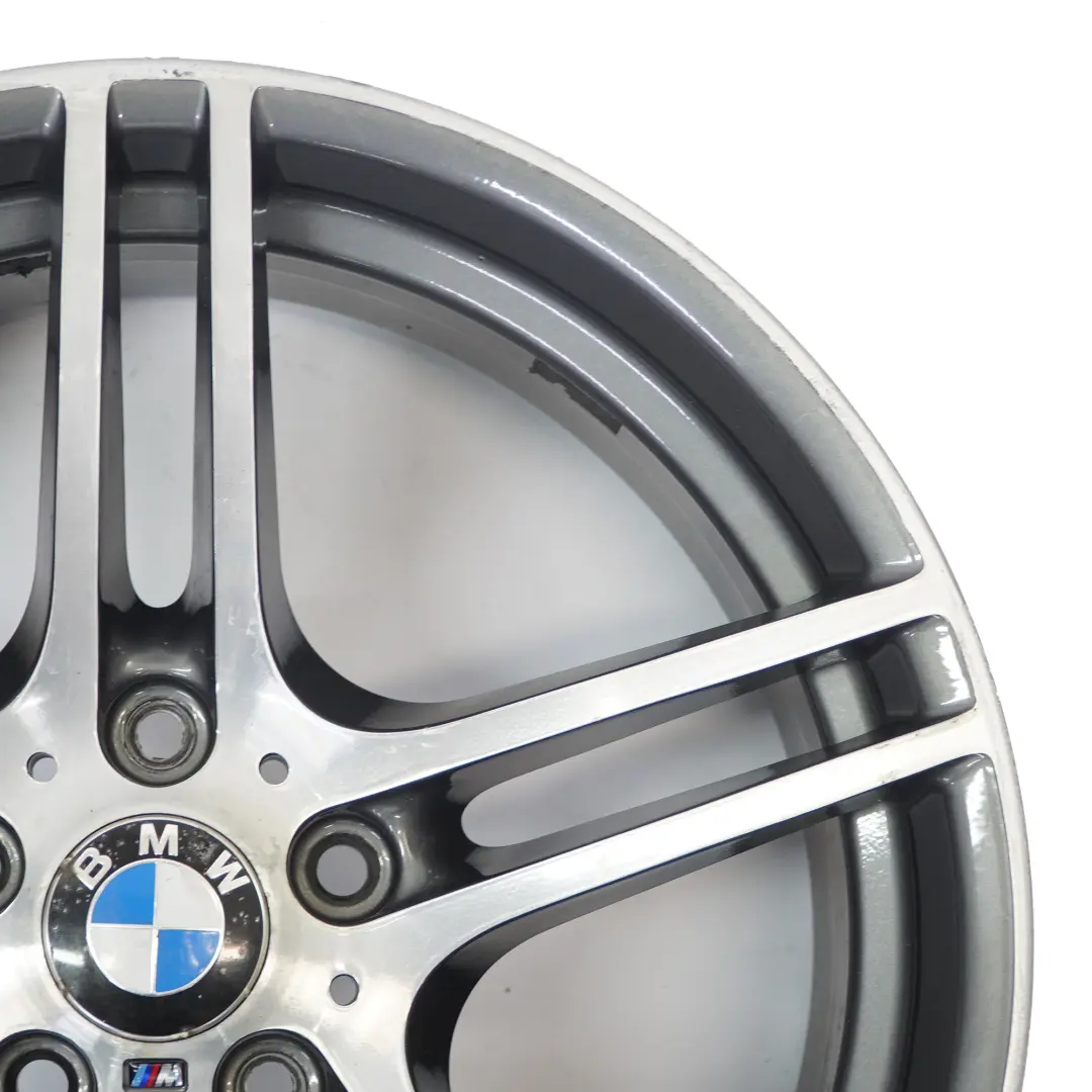Front Alloy Wheel Rim 19" 8J ET:37 M Double Spoke 313 to BMW E90 E91 E92 with Part number 7844343 BMW E90 E91 E92 Front Alloy Wheel Rim 19" 8J ET:37 M Double Spoke 313 - SKU 7844343-4 - Part number 7844343