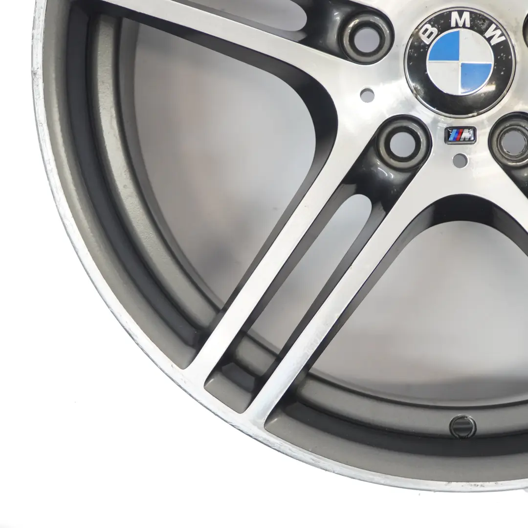 Front Alloy Wheel Rim 19" 8J ET:37 M Double Spoke 313 to BMW E90 E91 E92 with Part number 7844343 BMW E90 E91 E92 Front Alloy Wheel Rim 19" 8J ET:37 M Double Spoke 313 - SKU 7844343-4 - Part number 7844343
