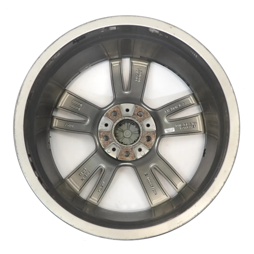 BMW F30 F31 F32 Rear Alloy Wheel Rim 19" 8,5J ET:47 M Double Spoke 442 - SKU 7846781-7 - Part number 7846781