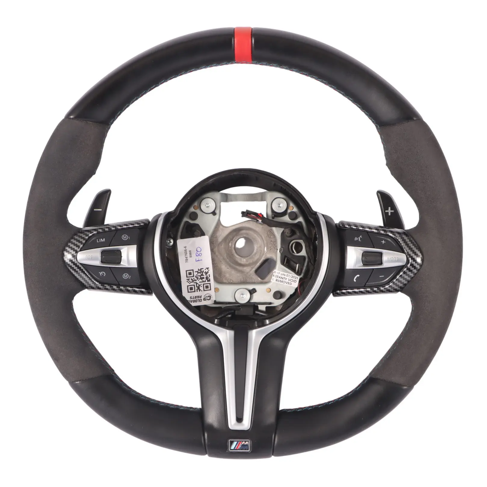 Volante BMW F80 M3 F82 M4 Pelle nera Alcantara M Sport Cambio al Volante