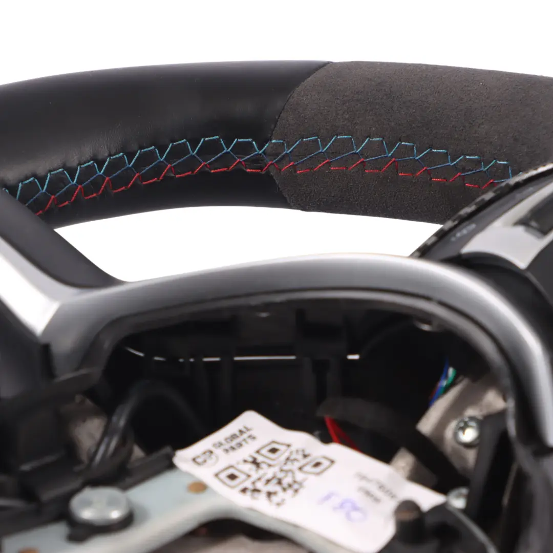  Steering Wheel BMW F80 M3 F82 M4 Black Leather Alcantara M Sport Paddle Shift - SKU 7847606-6 - Part number 7847606