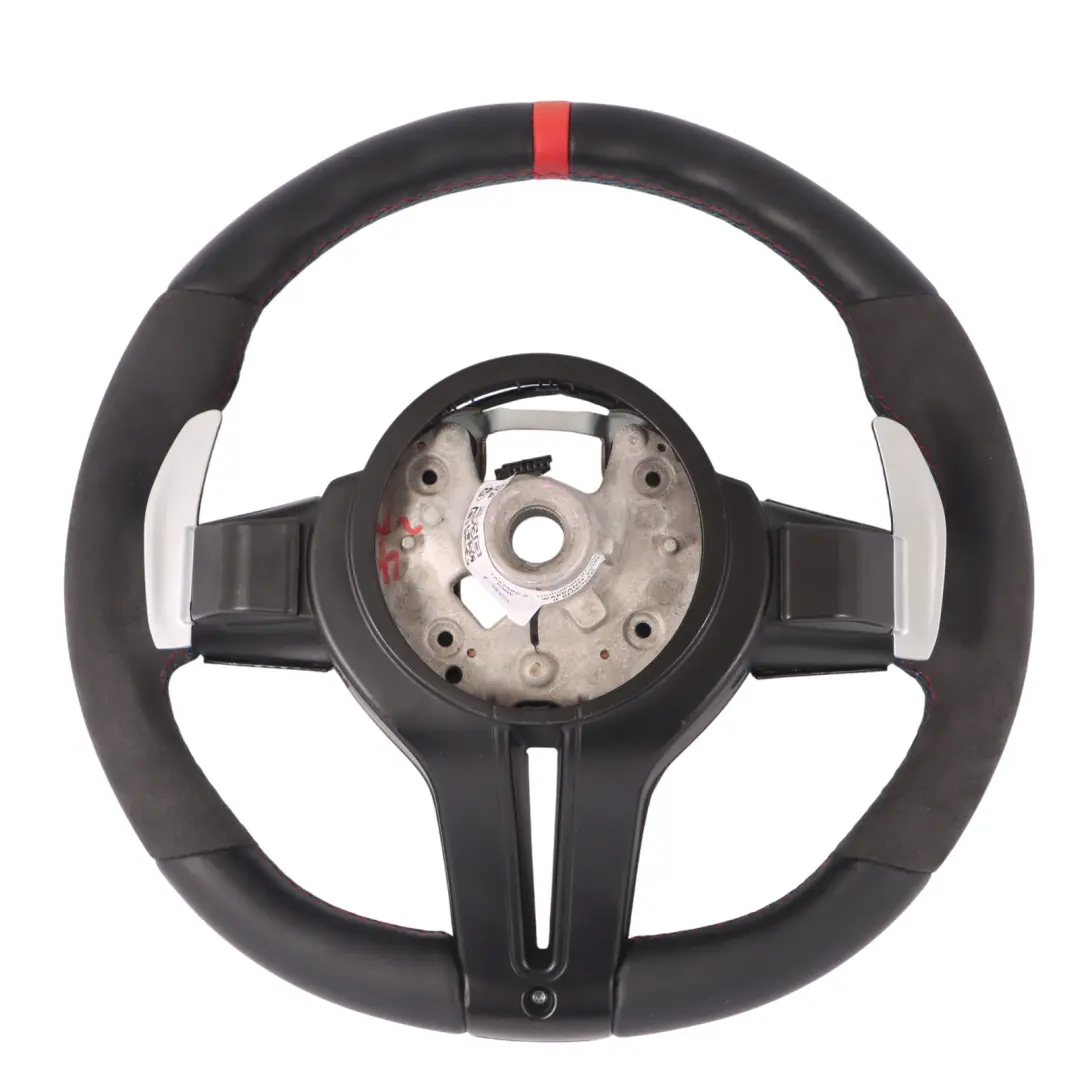  Steering Wheel BMW F80 M3 F82 M4 Black Leather Alcantara M Sport Paddle Shift - SKU 7847606-6 - Part number 7847606